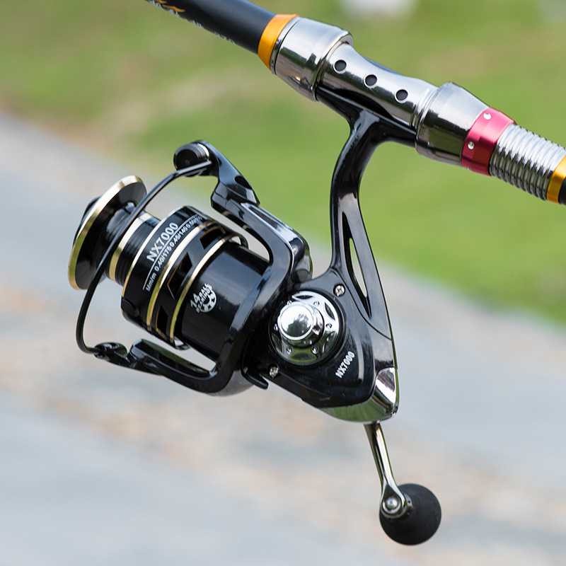 Reel Pancing Fishing Gulungan Joran Spinning Bearing 14 Aluminium