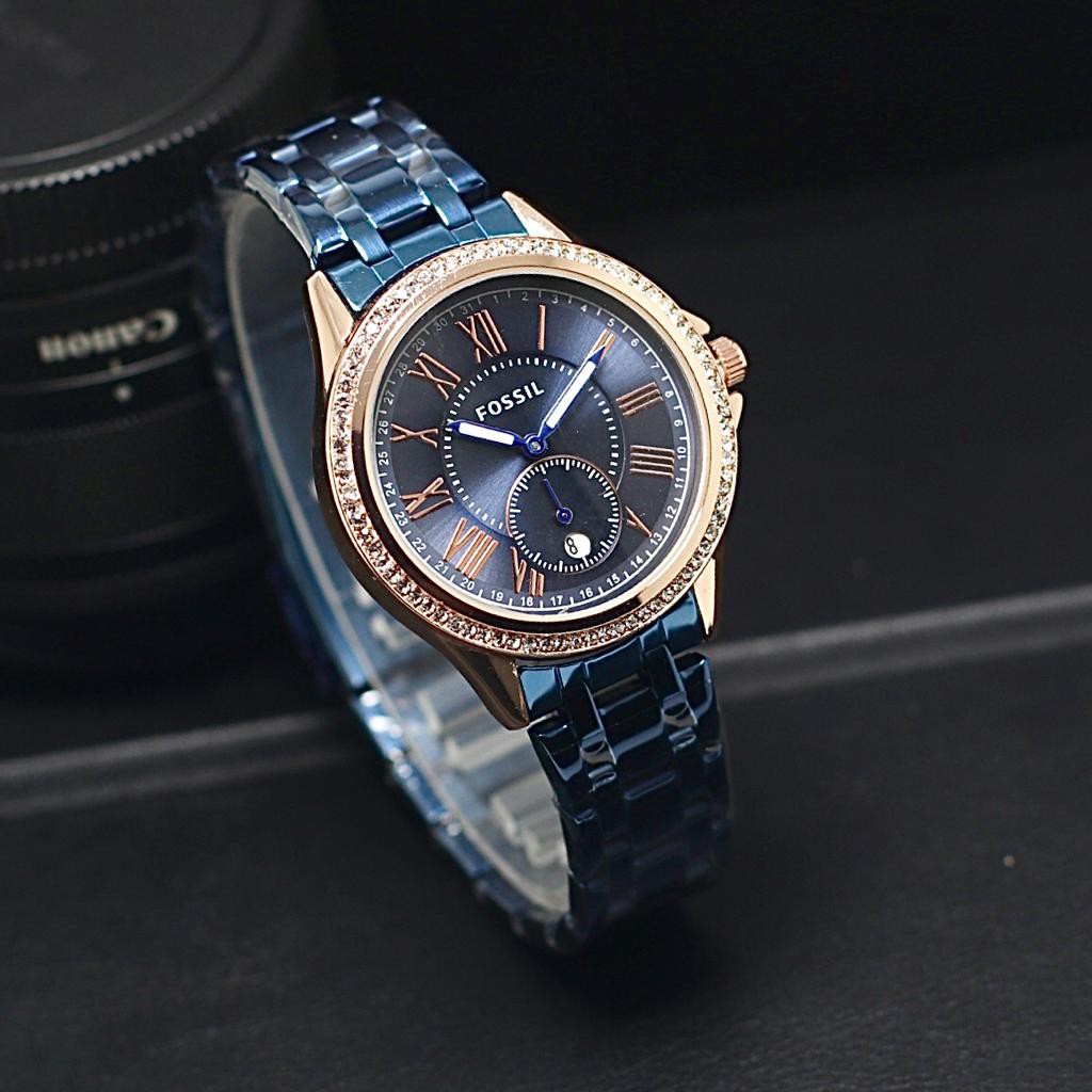 SIGNOLA Jam Tangan Wanita FS Mata JK90K Detik Bawah & Tanggal Aktif - Women Watch