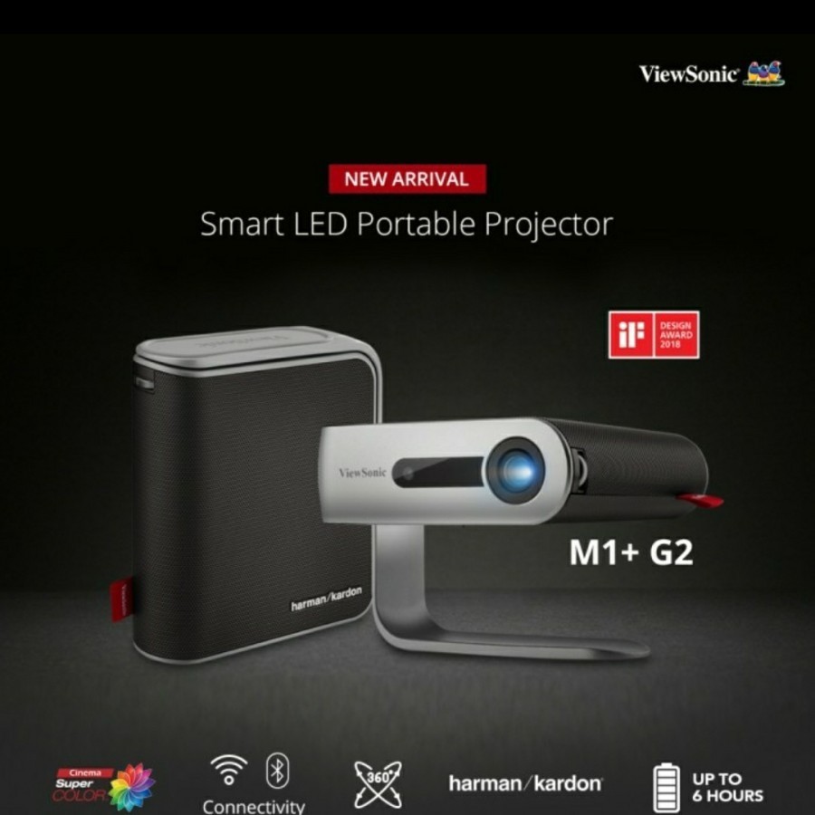 Projector Viewsonic M1+ G2 - Garansi Resmi 2 Tahun