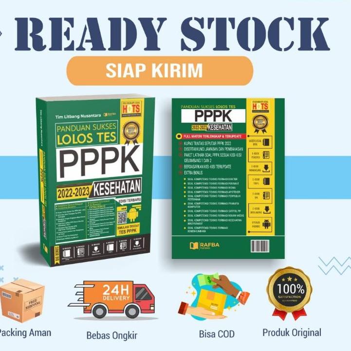 Stok terbatas.. BUKU PPPK 2022 KESEHATAN TERBARU | BUKU PANDUAN SUKSES LOLOS TES PPPK KESEHATAN 2022