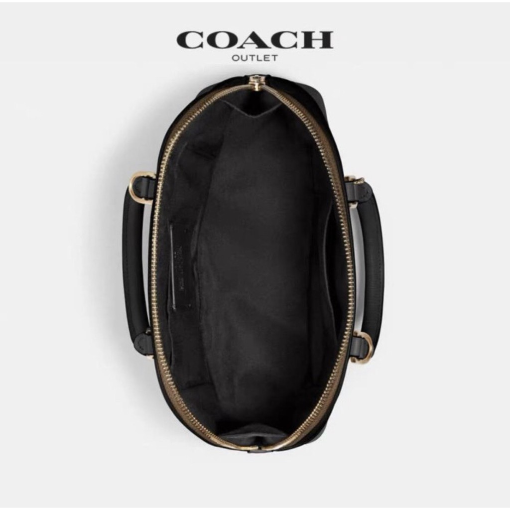 Coach Mini Sierra Satchel In Signature Canvas in Gold - ORIGINAL 100%