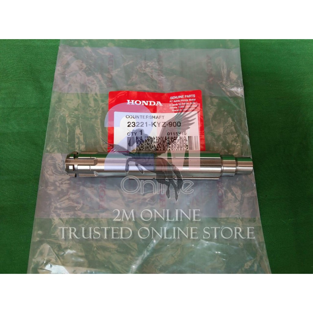 2m COUNTERSHAFT AS GEAR DEPAN SUPRA X 125 HELM IN ORI AHM 23221-KYZ-900