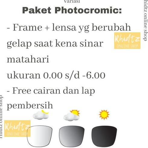 Frame kacamata pria tanpa bingkai frameless rimless glasses minus plus silinder cyl progresif progre