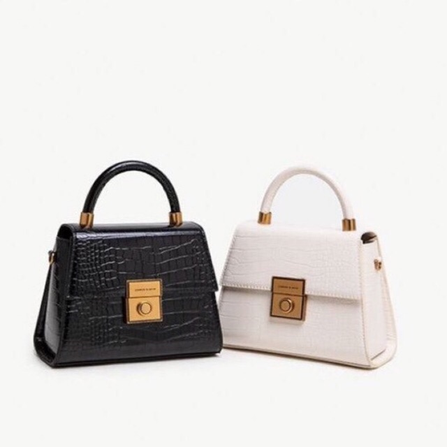 Tas Wanita | Tas Selempang | Tas Import Wanita Ck croc effect bag structured fashion#67852