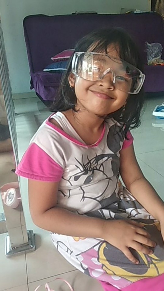 Kacamata Pelindung Mata Transparan Safety Anti Virus Clear Glasses