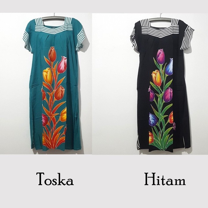 Daster Batik Hengky - Sikak Tulip Es Lilin (Baju tidur daster murah)