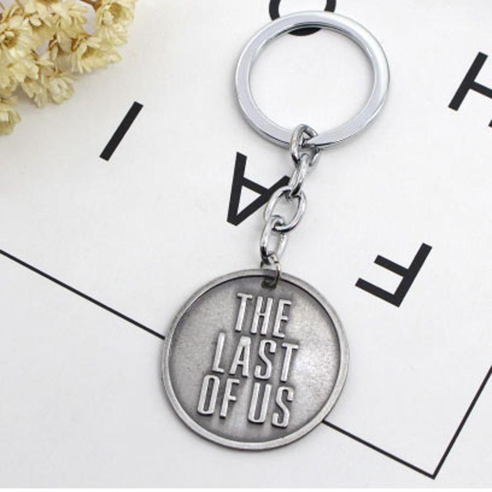 Mxbeauty Man Kalung Retro Unisex Letter Movie Dogtag Joel Ellie Tess Komik Tow Side Necklace