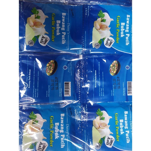 

bawang putih bubuk daisy 5.5 gr