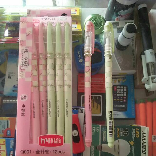 

BOLPEN SUMMER ABOUT Q-001 isi 12pcs