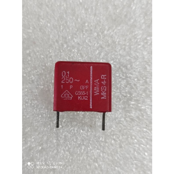 capasitor wima 0.1uf 250Vac 100Nf