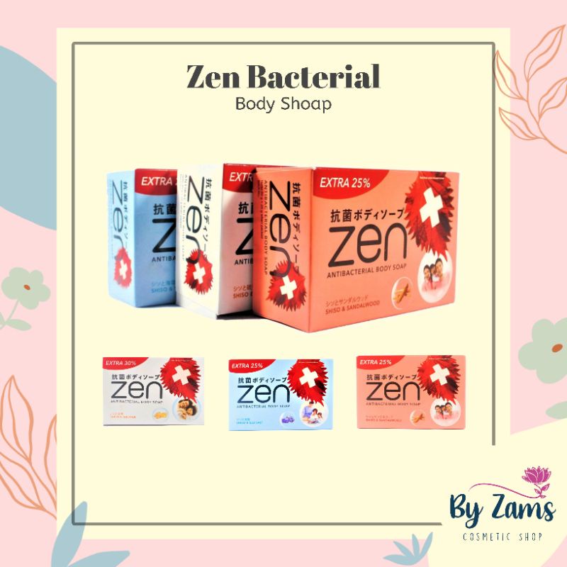 Jual Zen Antibacterial Bar Soap Sabun Batang Mandi Kesehatan Shiso