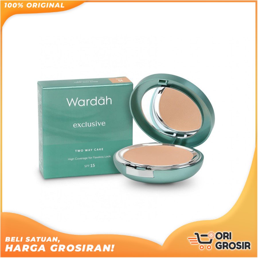 ORI Grosir Wardah Exclusive Two Way Cake | Wardah Exclusive Bedak Padat