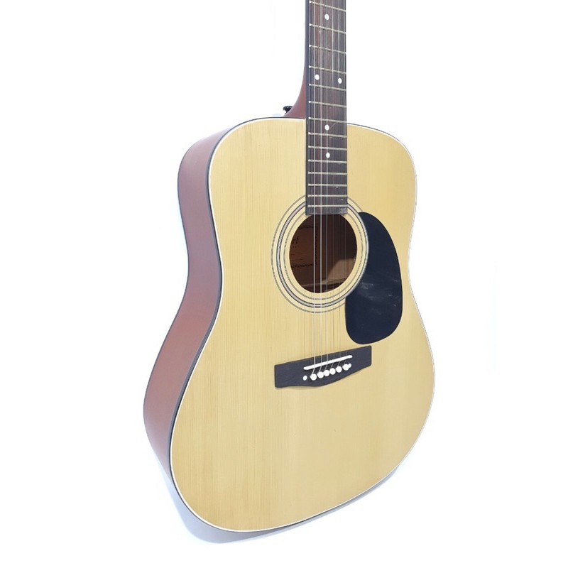 Gitar Akustik Merk Cort Tipe AD 810 OP Jumbo Natural Spruce Senar String Jumbo Trusrod Murah