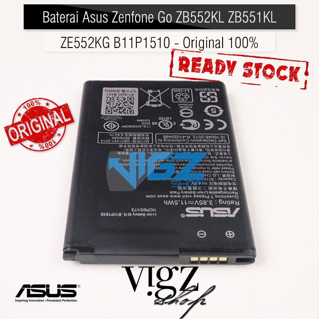 Baterai Asus Zenfone Go ZB552KL ZB551KL ZE552KG B11P1510 Original 100%