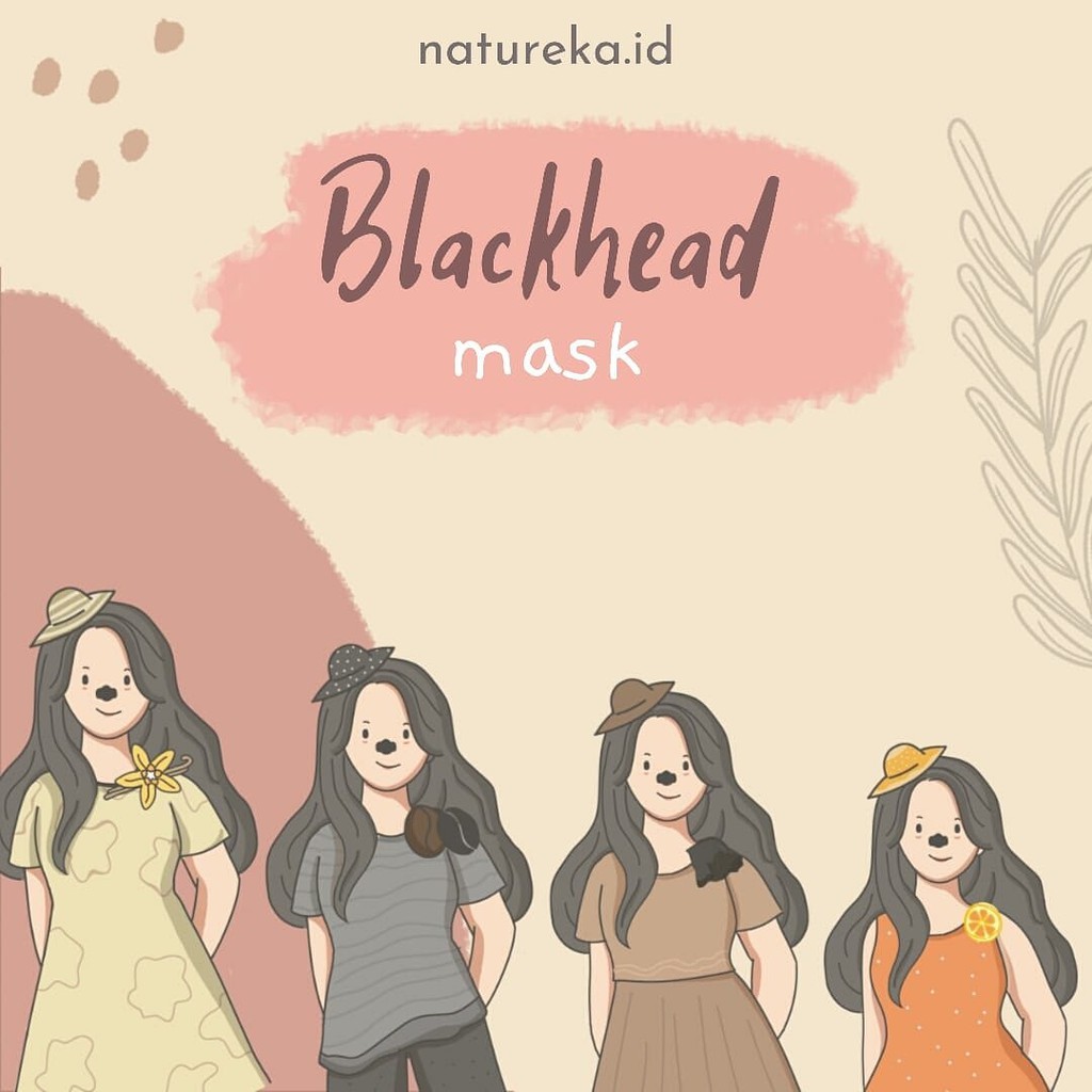 Masker Komedo Natureka Peel Off Blackhead Mask ( Coffe / Kopi / Charcoal / Orange / Vanila Milk )