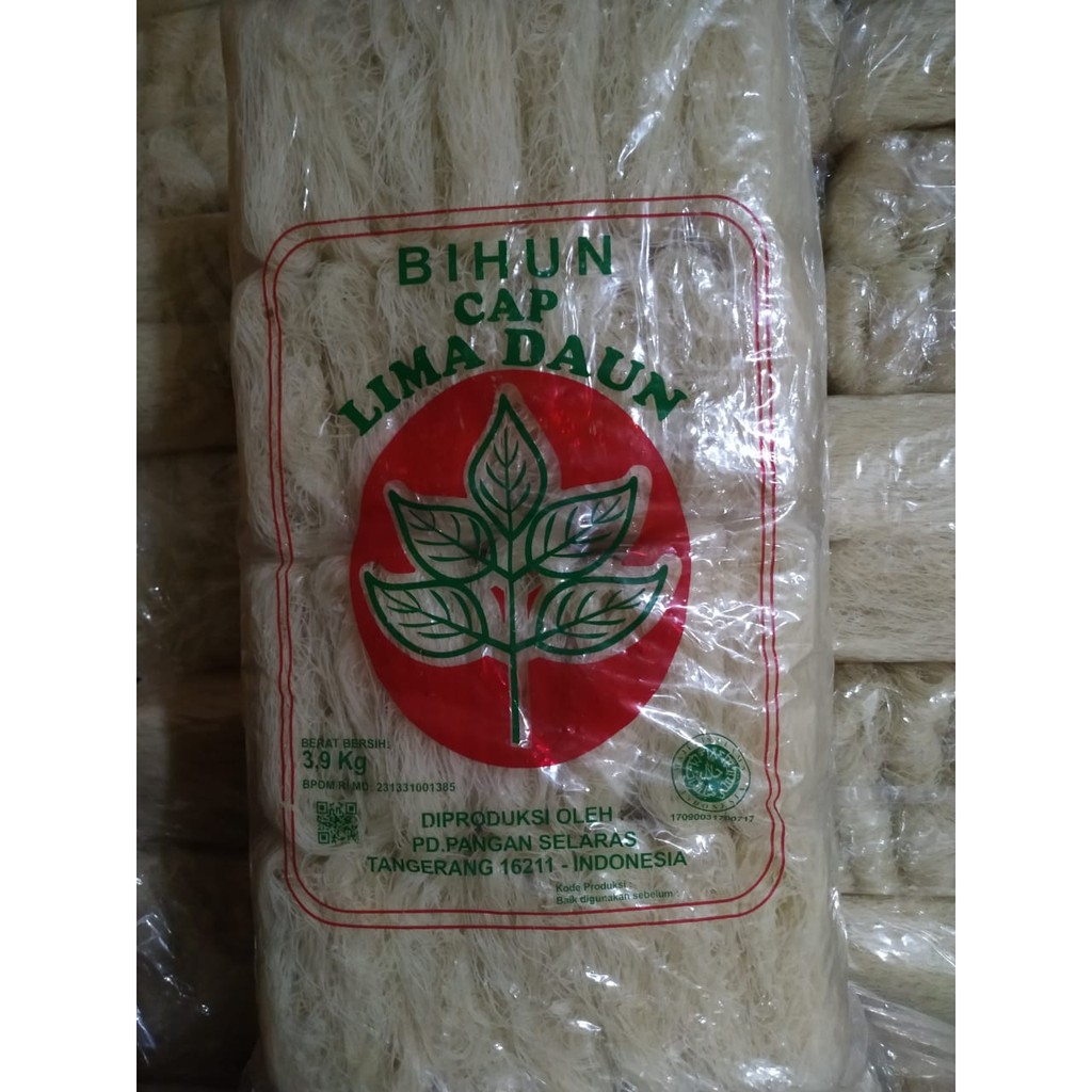 BIHUN LIMA DAUN PER BAL ISI 4 PAK