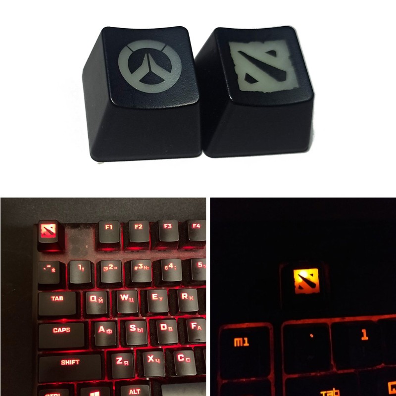 Vivi 1pc Keycap Keyboard Mekanikal R4 Tinggi Esc Translucent Bahan Abs Diy