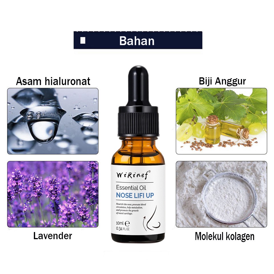 Alat Hidung Pemancung Minyak Esensial Pemancung Hidung Minyak Esensial Hidung 10ml Pemancung Hidung Nose Lift Up Essential Oil Minyak Esensial Pemancung