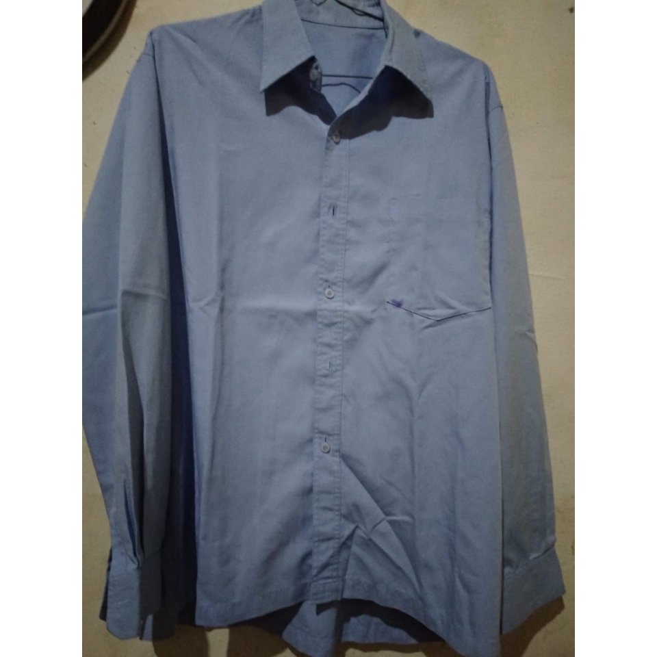 kemeja pria biru muda 1
