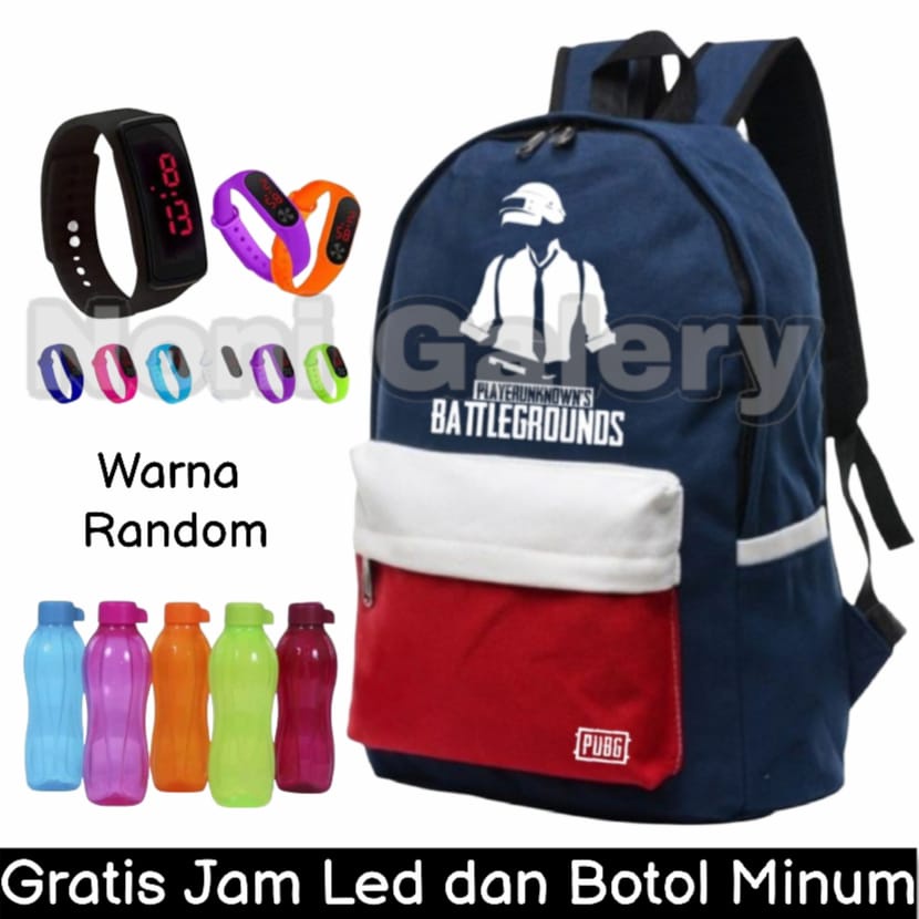 tas ransel anak MOBILE LEGEND - tas sekolah anak SD laki - tas anak laki BONUS JAM LED dan BOTOL