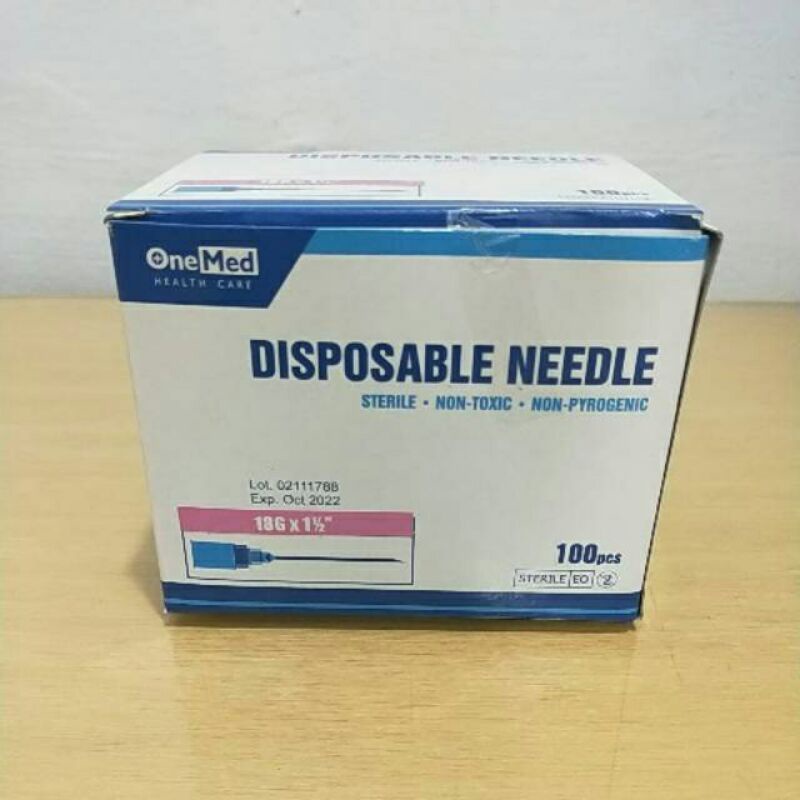 NEEDLE DISPOSABLE ONEMED NO 18 / 23 / 25 / 26 / 27