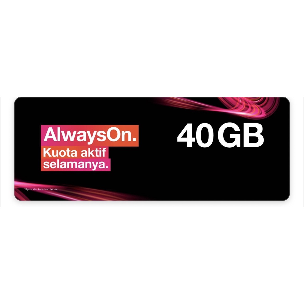 Paket Data 3 tri 50 GB aon 10 gb unlimited 33 gb terbaik termurah