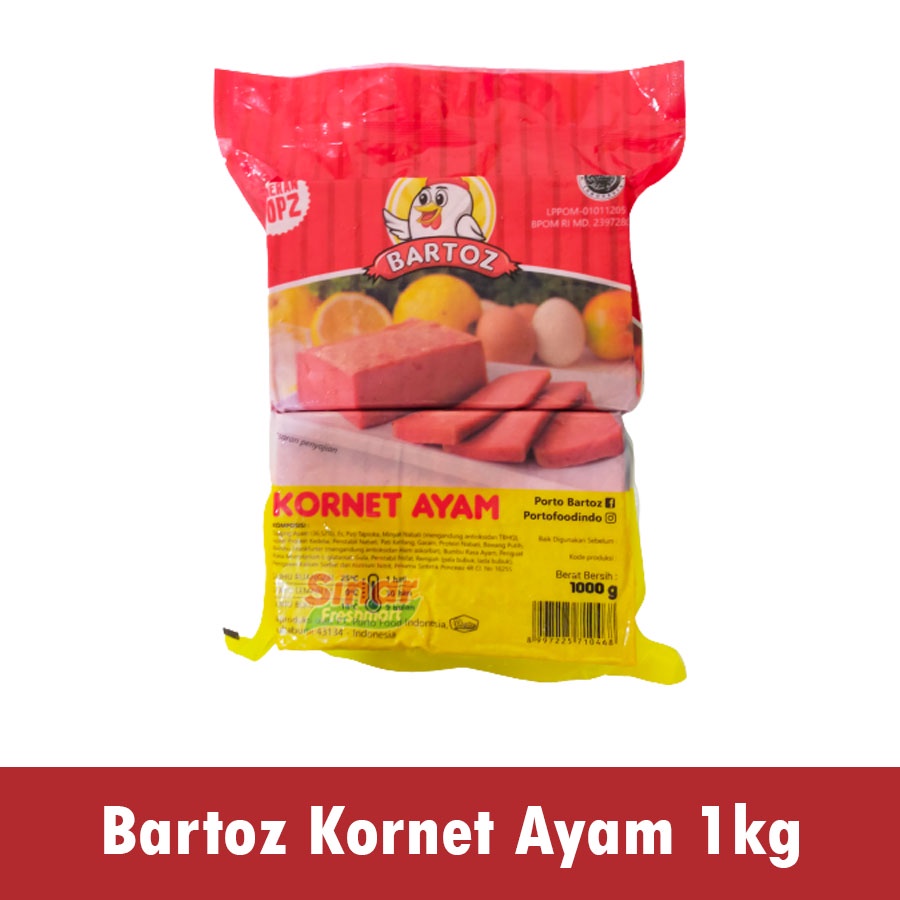 

[SINAR.FRESHMART] BARTOZ KORNET DAGING AYAM [1kg]