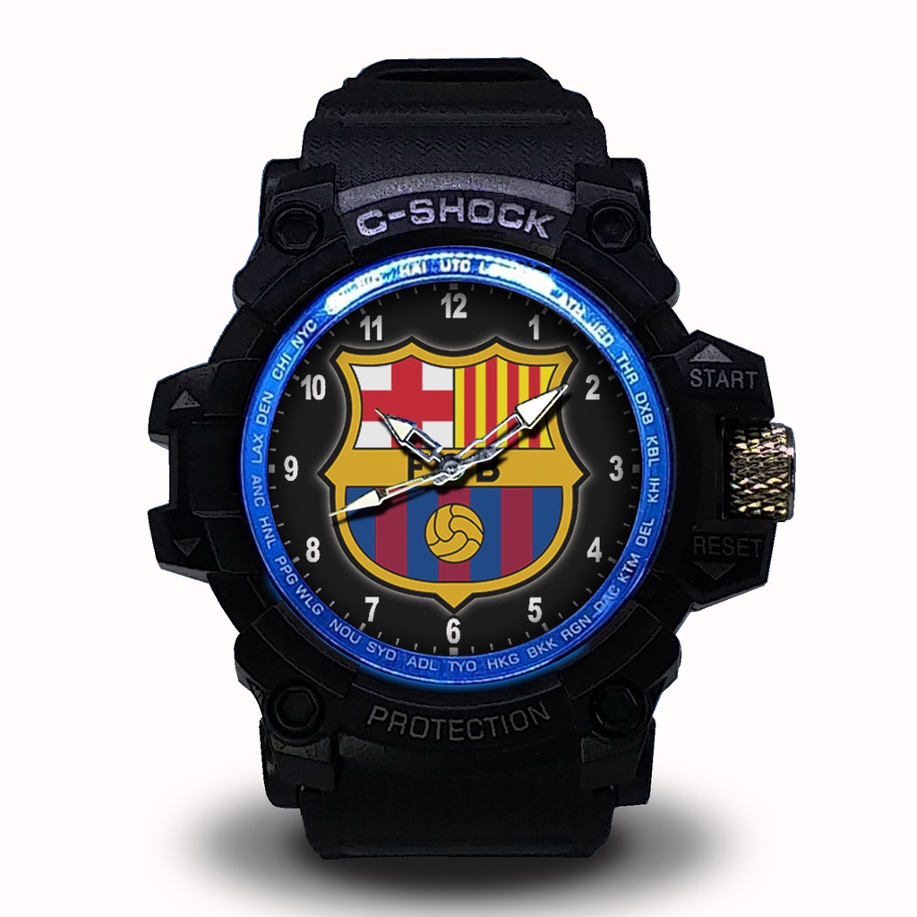 Jam Tangan Barcelona FC Outdoor Anti Air #Putih