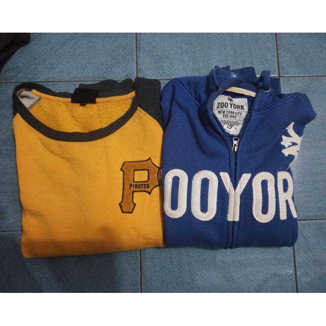 Hoodie ZooYork dan crewneck MLB Second Branded