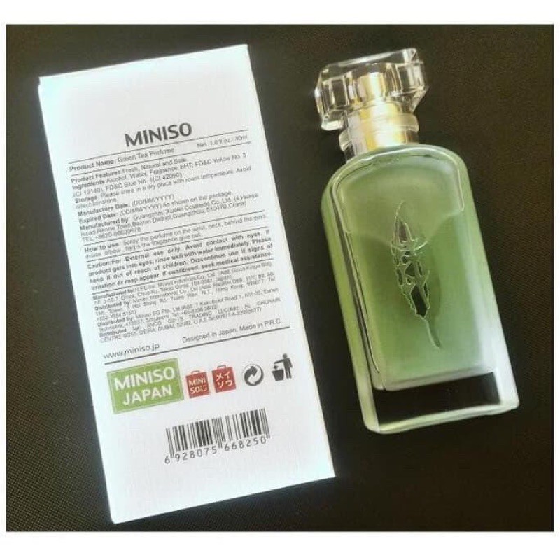 PARFUME GREEN TEA MINISO BESTSELLER