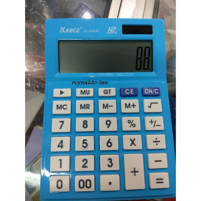 

Termurah Kalkulator / Calculator Karce KC-DX640 / 12 Digits Mantul