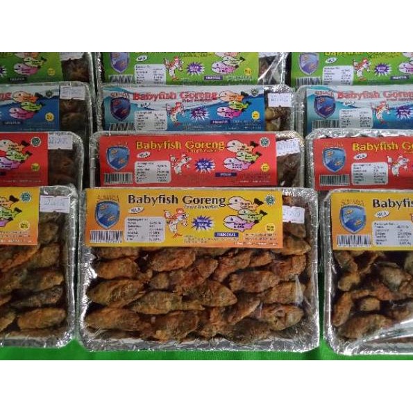 

[KODE IP0SW] Makanan siap santap (babyfish crishpy) ikan balita goreng makanan khas cianjur