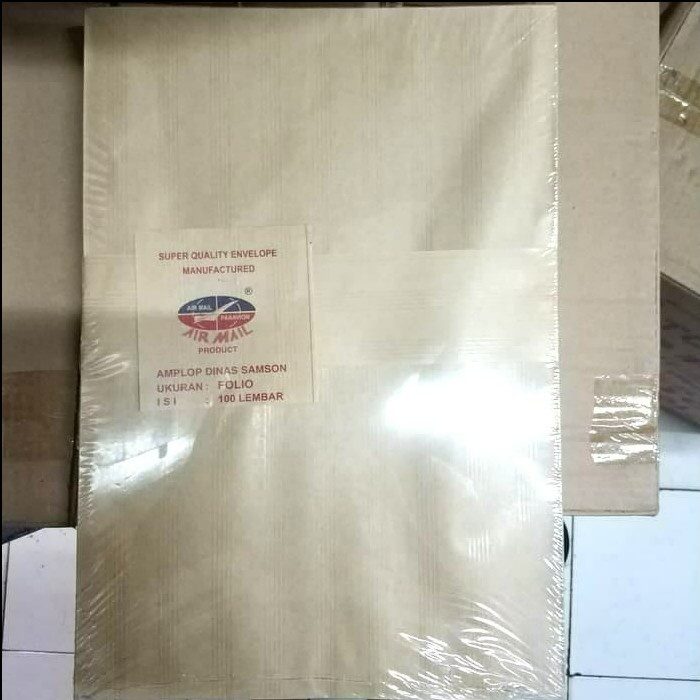 

Nikmati Amplop Coklat Samson Folio Airmail / Pak 100 Lembar Hot Sale