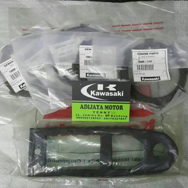 Plat Kopling Set dan Karet Arm Kawasaki Athlete Original