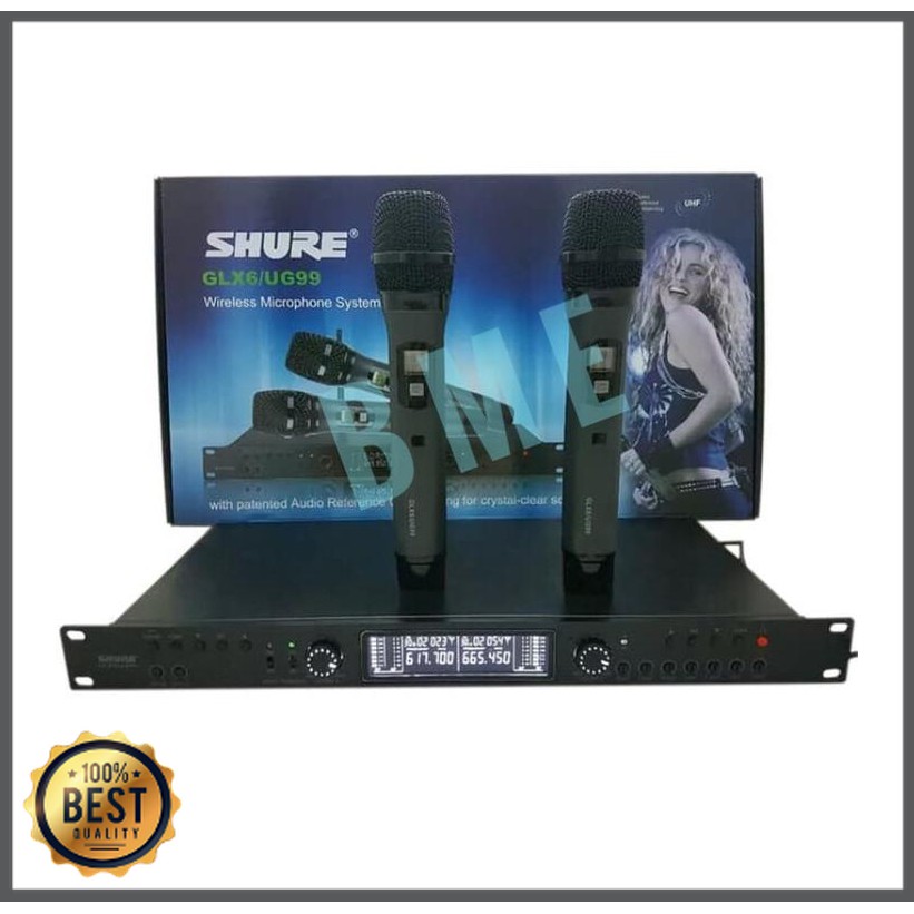 Mishad Shop -  Mic Wireless Shure GLX 6 / UG99 (New Edition) GU-5117-2920