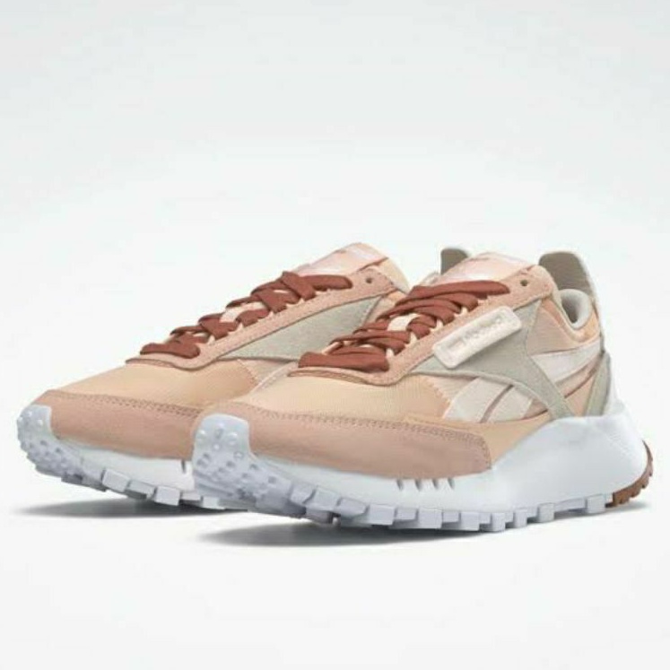 Sepatu Womens Reebok Classic Leather Legacy Pink/Grey