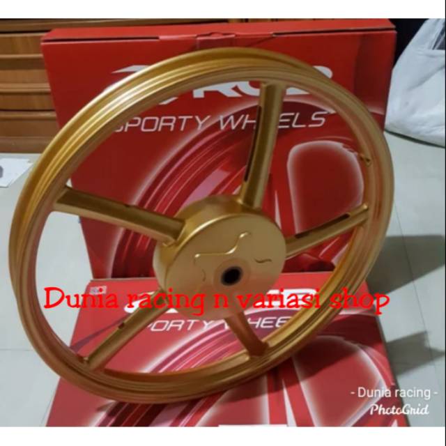 Velg RCB SP522 Mio karbu Mio j  Mio GT Fino Nouvo 140 ring 17 Velg RCB SP522 palang 5 Gold