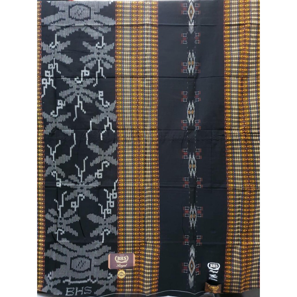 Sarung BHS ITG Banyak Hitam - Gold