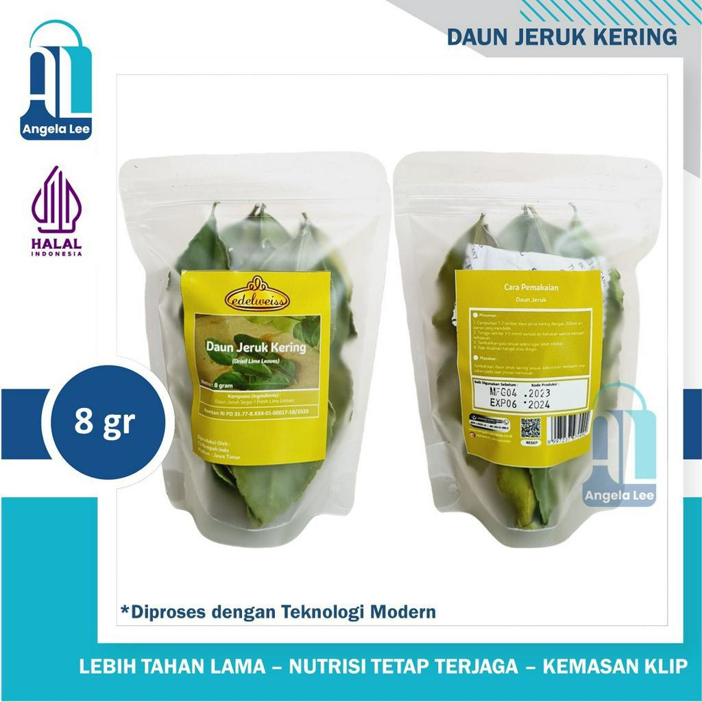 Edelweiss Daun Jeruk Kering 8g Bumbu Dapur Asli Tahan Lama