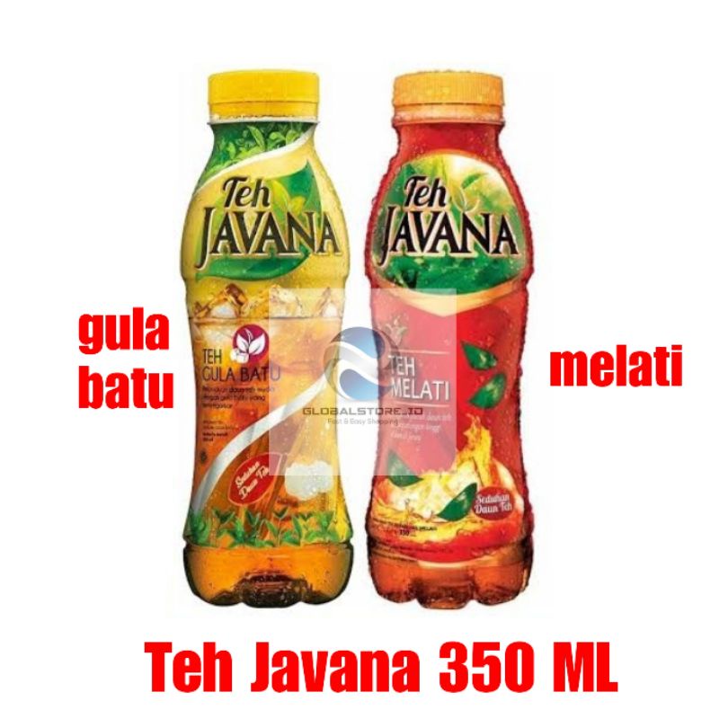 Teh javana gula batu / melati 350 ml