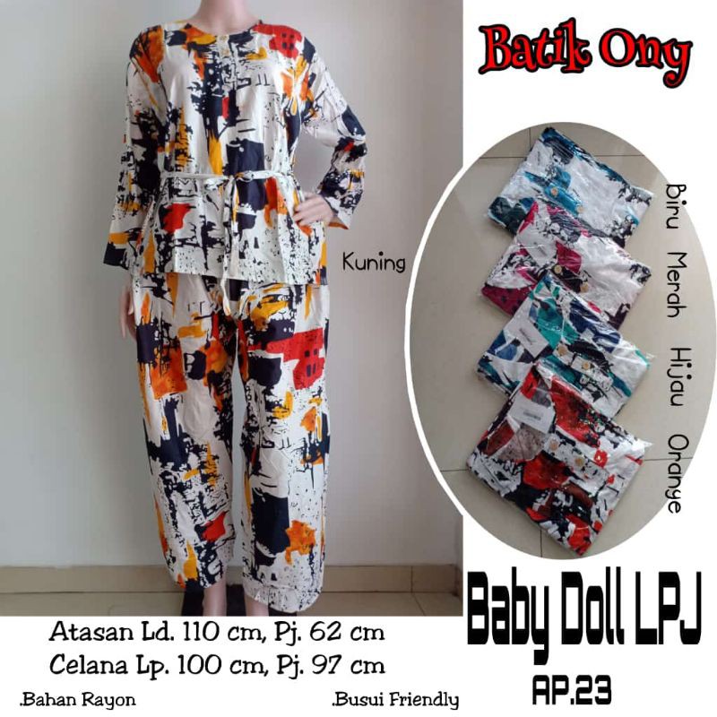 Baby Doll Lengan Panjang LD 110