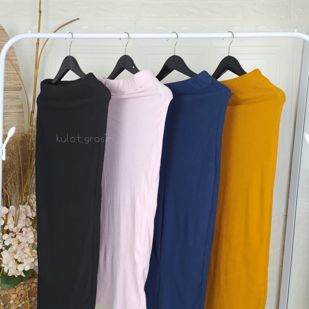 ROK SPAN RAJUT KNITTED/ROK SPAN PANJANG BAHAN RAJUT KNITT