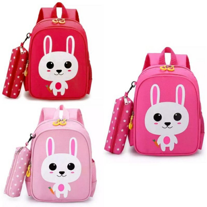 TAS RANSEL ANAK PEREMPUAN /TAS KARAKTER KELINCI /TAS SEKOLAH/TAS ANAK TK/TAS ANAK SD