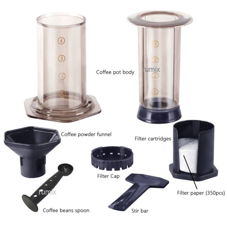 Aeropress Coffee Maker Kopi Press Aerobie Tekan Espresso Set Alat Mesin Pres Kedai Aero Portable