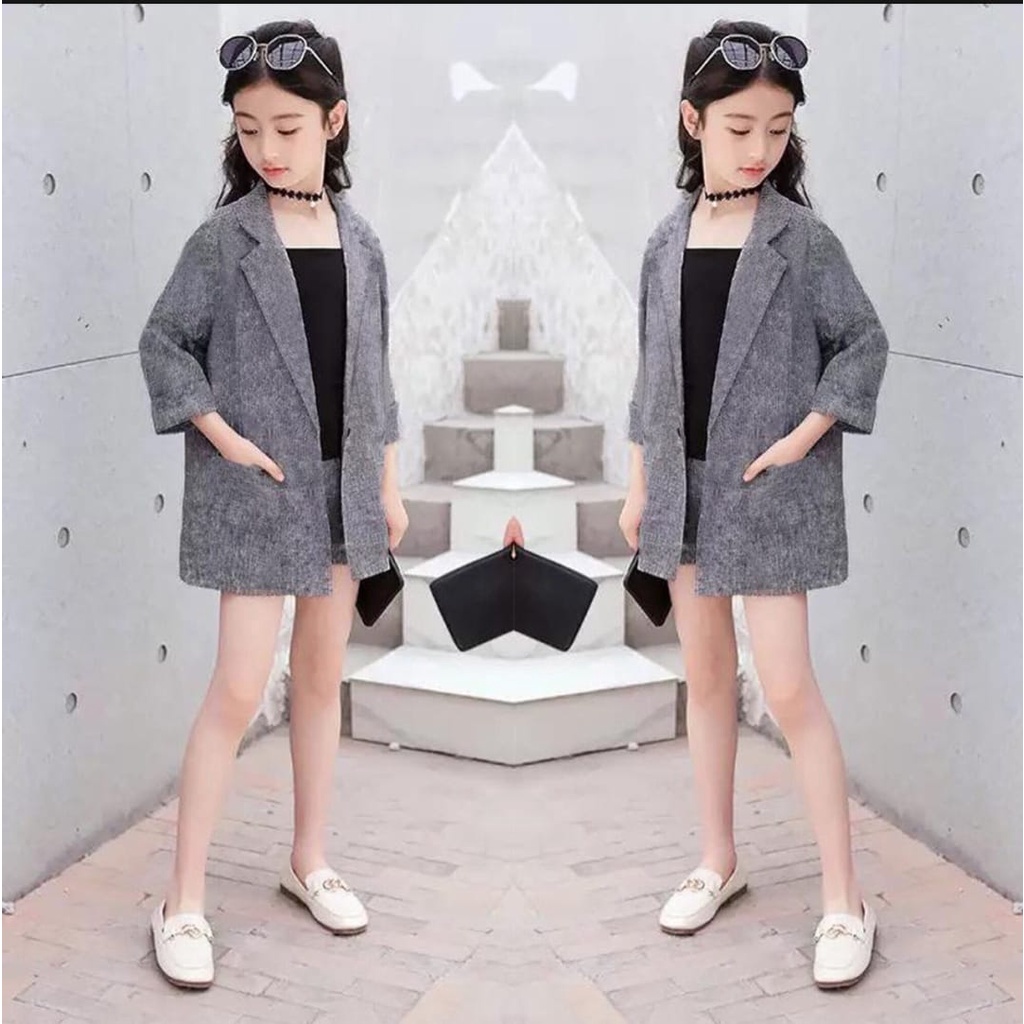 INV - SETELAN 3IN1 SUZUKA / SETELAN ANAK / COMBI BLAZER / TERBARU / TERPOPULER