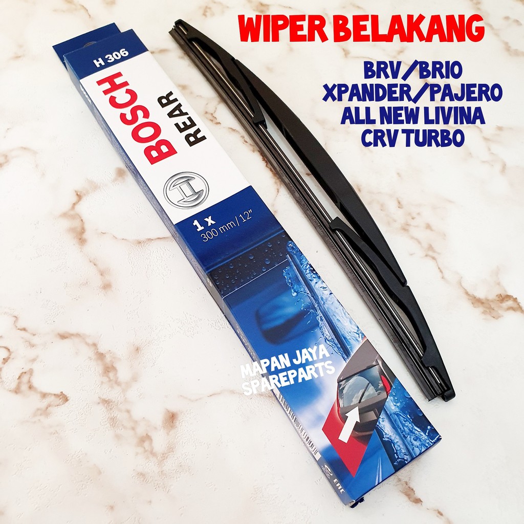 BOSCH WIPER BELAKANG - BR-V / BRIO / PAJERO / XPANDER / CRV TURBO (H306)