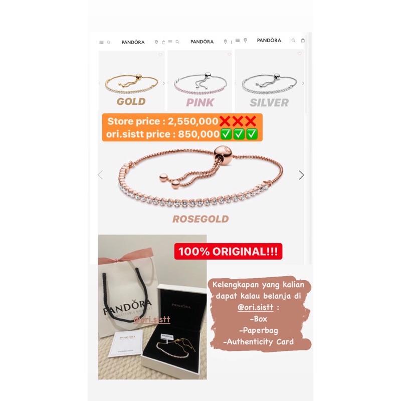 Pandora Tennis bracelet