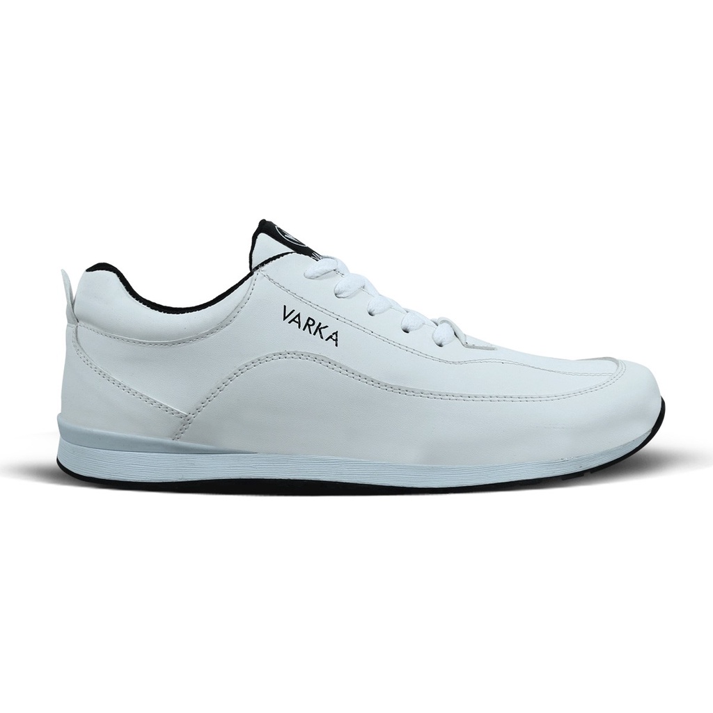 Sepatu Sneakers Pria V 4212 Brand Varka Sepatu Kets Olahraga Pria Kuliah Kerja Jalan Jalan Murah Berkualitas Warna Putih
