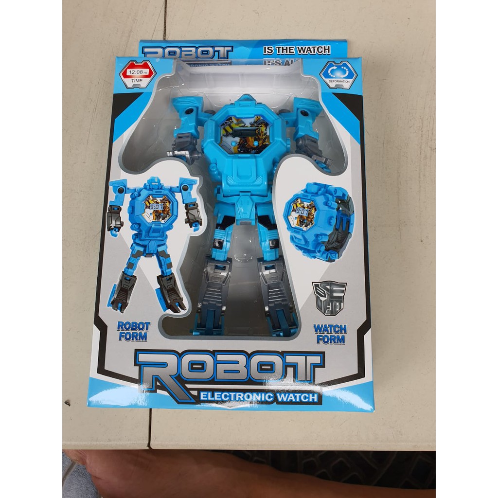 Jam tangan anak ROBOT TOBOT ukuran BESAR 3 warna robot DEFOR