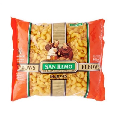 

SAN REMO PASTA ELBOW 500 GR